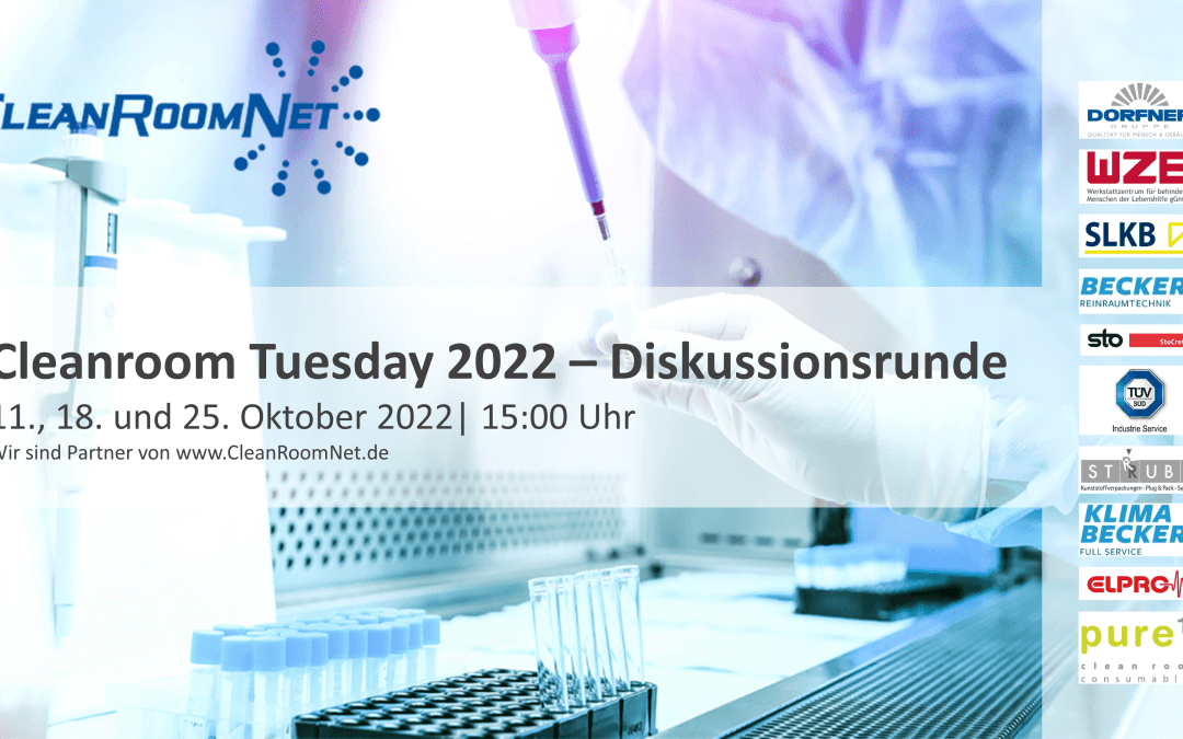 Virtuelle Diskussionsrunde | Cleanroom Tuesday 2022